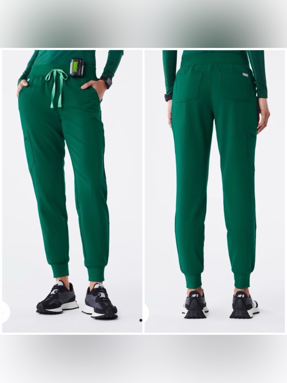 Figs Hunter Green Zamora Joggers Women (Size M/P)